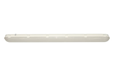 4FT LED Vapor Tight Fixture, 5323 Lumens, CCT and Wattage Selectable, 120-277V