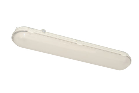 2FT LED Vapor Tight Fixture, 25W, 3423 Lumens, CCT Selectable, 120-277V
