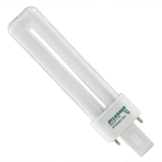 Sylvania Dulux S, 2 pin 7 watt -2700K, 3500K and 4100K colors
