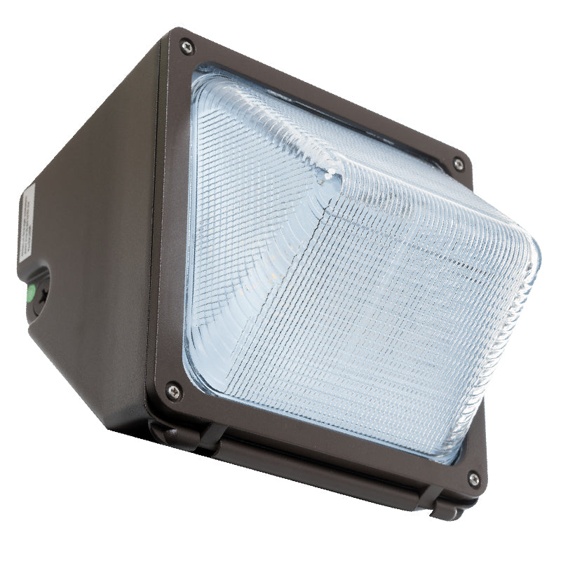 LED Non-Cutoff Wall Pack w/Glass Lens, 30 Watt, 120-277V, 3000K and 4000K