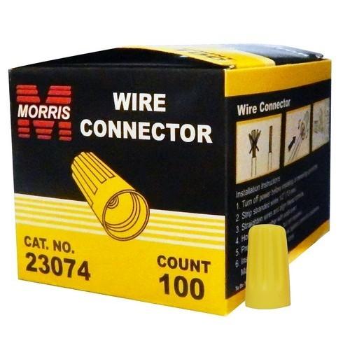 100 Pk Screw-On Wire Connectors