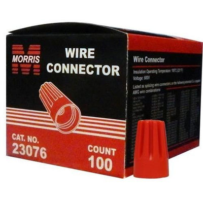 100 Pk Screw-On Wire Connectors