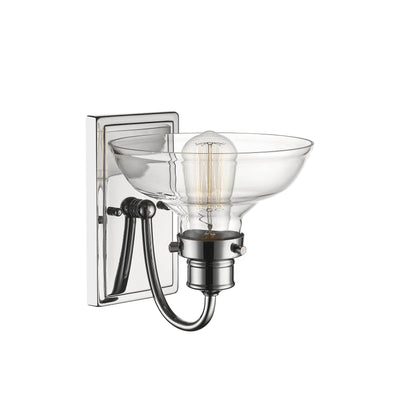 Millennium Lighting 1 Light Sconce, Chrome Finish