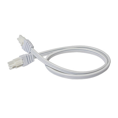 24 inch, 120V Jumper Cable for EnVision LED Undercabinet Light, White