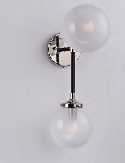 Atom 2-Light Wall Sconce