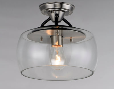 Goblet 1-Light Semi Flush Mount