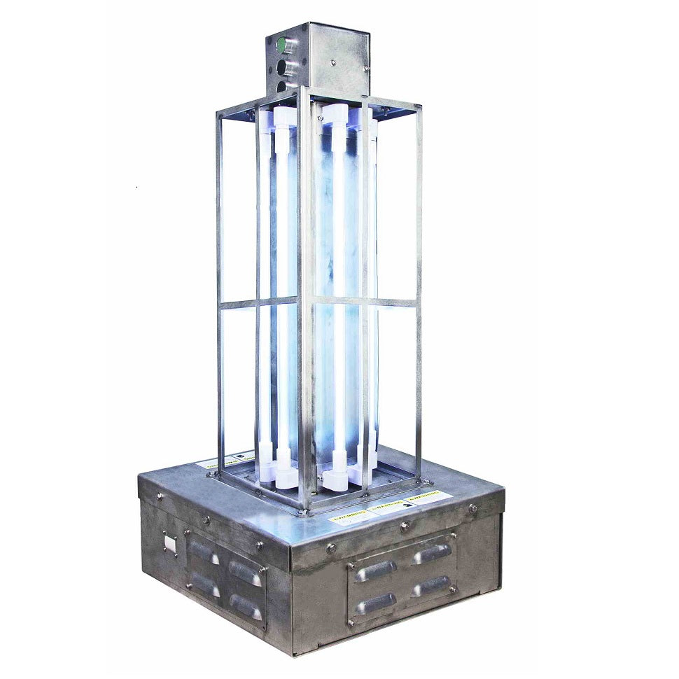 Industrial UV Sanitation Light, 4 Lamps, 80 Watts, 120V or 220V