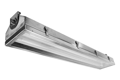 4 Foot, 2 Lamp Stainless Steel Hazardous Area Offshore LED Light for Corrosive Marine Environments, 56W