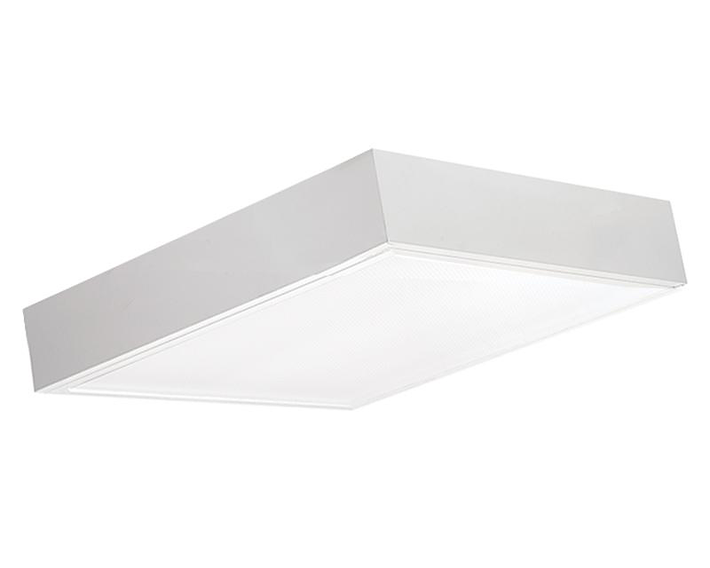 2 x 2 Foot Troffer Light Surface Mounted 3750-7500 Lumen 2, 3, or 4, 15W LED 4000K Lamps Included