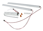 4 Foot LED Magnetic Strip Retrofit Kit for Linear Fixtures, 36W or 50W, 120-277V, 4000K or 5000K
