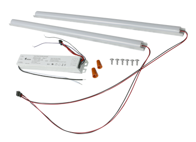 4 Foot LED Magnetic Strip Retrofit Kit for Linear Fixtures, 36W or 50W, 120-277V, 4000K or 5000K