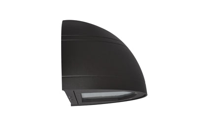 Premium Quarter Sphere Wall Pack, Wattage Tunable, 4000K or 5000K, Dark Bronze Housing, 0-10V Dimmable, 120-277V