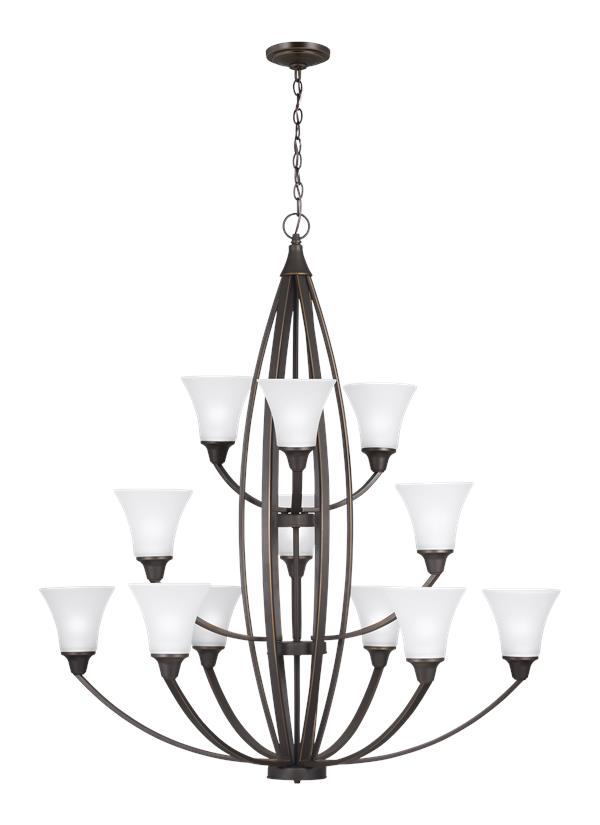 Metcalf Collection - Twelve Light Chandelier | Finish: Autumn Bronze - 3113212EN3-715