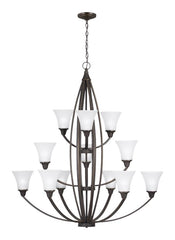 Metcalf Collection - Twelve Light Chandelier | Finish: Autumn Bronze - 3113212EN3-715