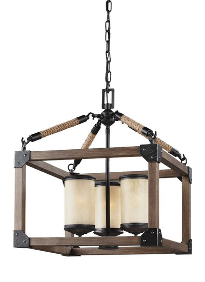 3113303-846, Three Light Chandelier , Dunning Collection