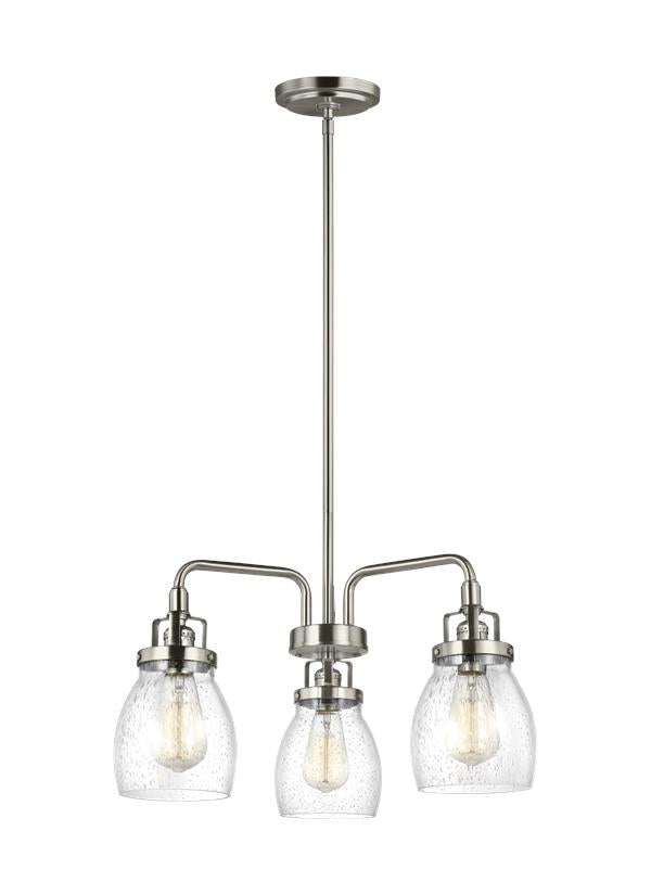 Belton Collection - Three Light Chandelier | Finish: Brushed Nickel - 3114503EN7-962