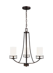 Robie Collection - Three Light Chandelier | Finish: Burnt Sienna - 3121603EN3-710