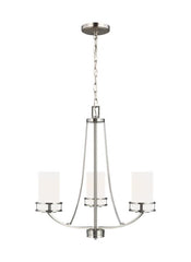 Robie Collection - Three Light Chandelier | Finish: Brushed Nickel - 3121603EN3-962