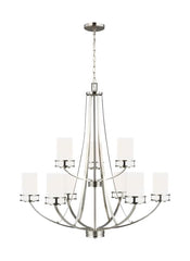 Robie Collection - Nine Light Chandelier | Finish: Brushed Nickel - 3121609-962