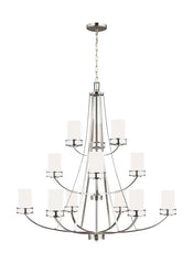 Robie Collection - Twelve Light Chandelier | Finish: Brushed Nickel - 3121612-962