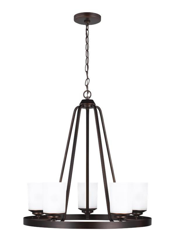 Kemal Collection - Five Light Chandelier | Finish: Burnt Sienna - 3130705EN3-710