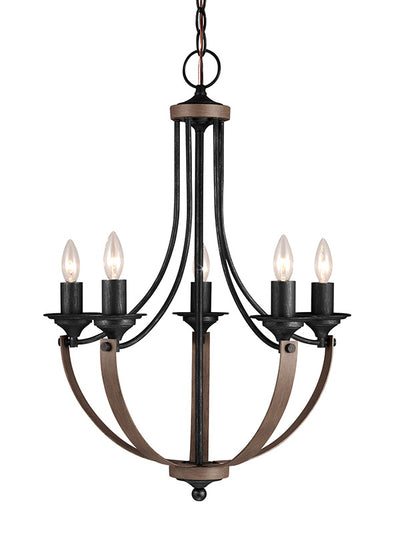 3280405-846, Five Light Chandelier , Corbeille Collection