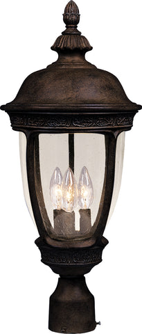 Knob Hill Cast 3-Light Outdoor Pole/Post Lantern
