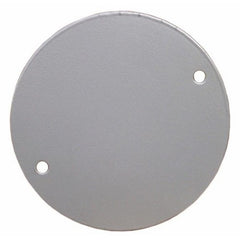 4 in. Round Weatherproof Covers - Blank Gray