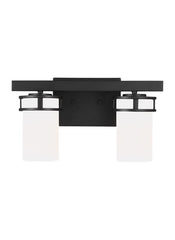 Robie Collection - Two Light Wall / Bath | Finish: Midnight Black - 4421602-112