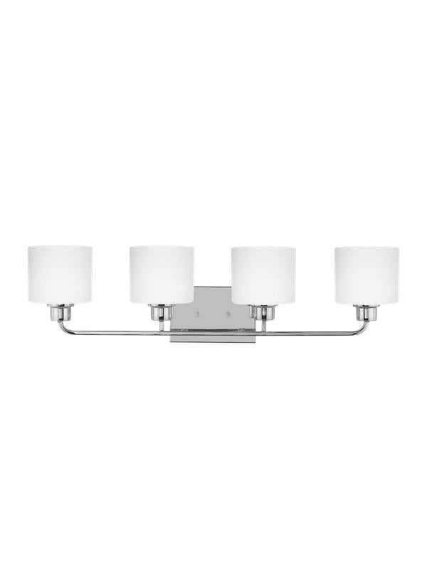 Canfield Collection - Four Light Wall / Bath | Finish: Chrome - 4428804EN3-05