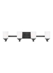 Kemal Collection - Four Light Wall / Bath | Finish: Midnight Black - 4430704EN3-112