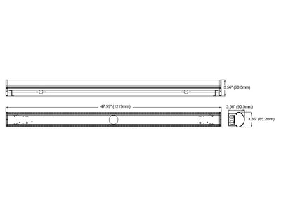 4 Foot LED Linear Strip, 40 watt