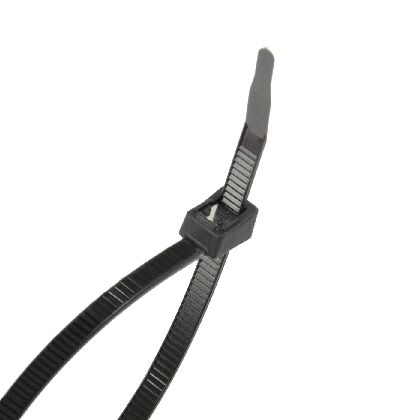 Gardner Bender 46-308UVBSC 8" Self Cutting Cable Tie, black, 50lb; 50 per bag