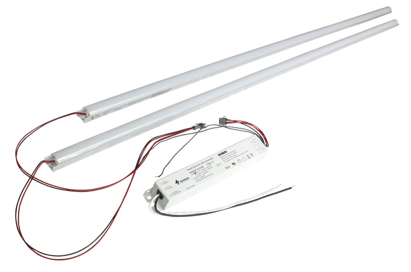 4 Foot LED Magnetic Strip Retrofit Kit for Linear Fixtures, 36W or 50W, 120-277V, 4000K or 5000K