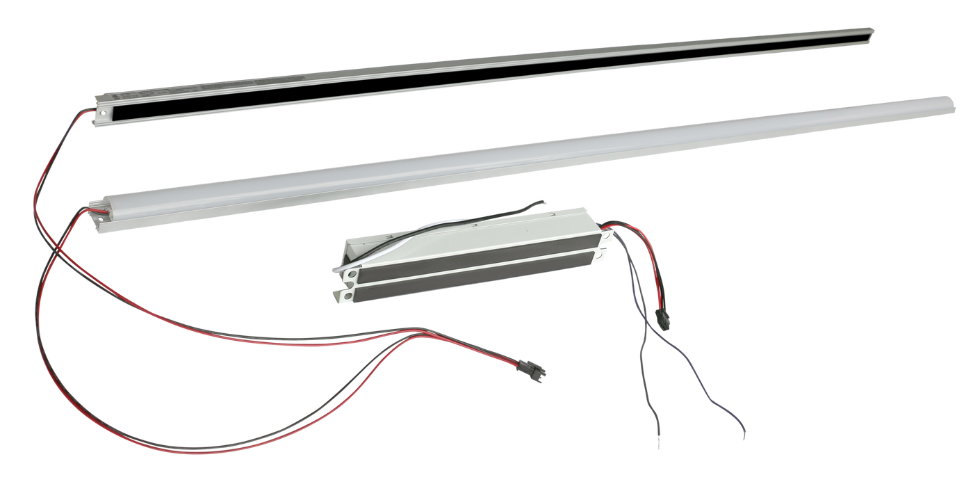 4 Foot LED Magnetic Strip Retrofit Kit for Linear Fixtures, 36W or 50W, 120-277V, 4000K or 5000K