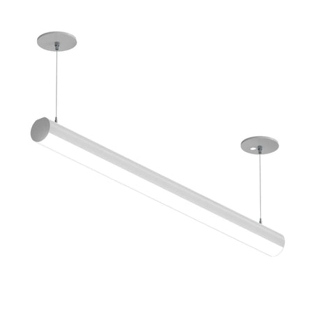 4 FT LED Suspended Linear Fixture G2, 4800 Lumen Max, 40W, CCT Selectable, 120-277V, 0-10V Dimmable