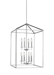 Perryton Collection - Large Eight Light Hall / Foyer | Finish: Chrome - 5115008EN-05