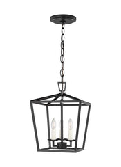 Dianna Collection - Three Light Mini Lantern | Finish: Midnight Black - 5192603-112