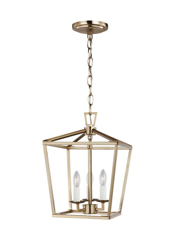 Dianna Collection - Three Light Mini Lantern | Finish: Satin Bronze - 5192603-848