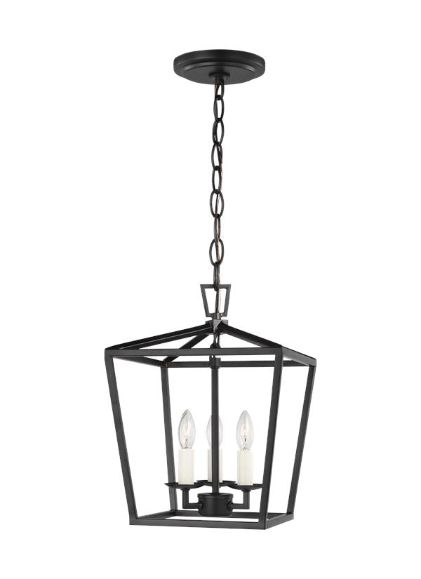 Dianna Collection - Three Light Mini Lantern | Finish: Midnight Black - 5192603EN-112