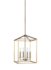 Perryton Collection - Small Four Light Hall / Foyer | Finish: Satin Bronze - 5215004-848