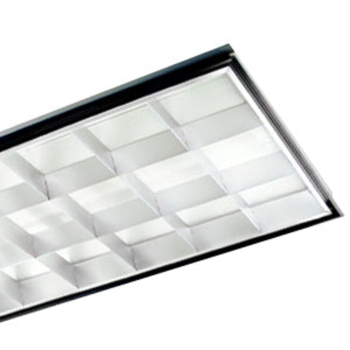 2 x 4 Foot LED 18 Cell Parabolilc Troffer, LED T8 Tube Ready (3 lamps), 120-277V