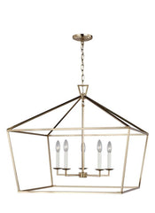 Dianna Collection - Five Light Wide Lantern | Finish: Satin Bronze - 5692605-848