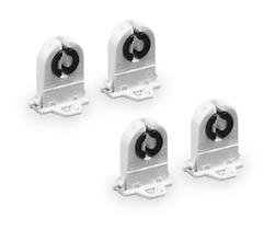 Single, shunted, short, T8 socket. TL7/SOCKET