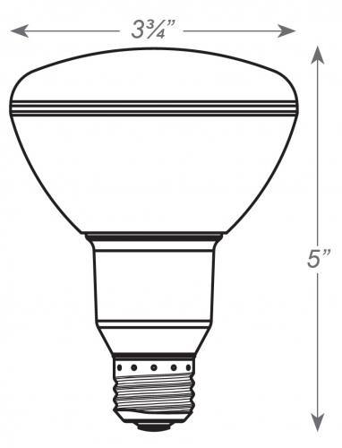 11 Watt BR30 LED Light Bulb Replaces a 60-100 Watt Incandescent