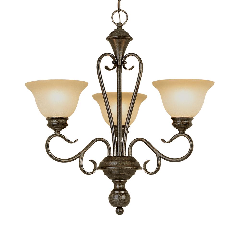 Millennium Lightings Devonshire Chandelier Offered in Burnished Gold finish, Item Number 6073-BG