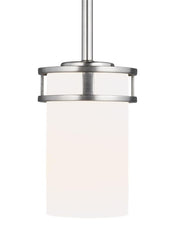 Robie Collection - One Light Mini-Pendant | Finish: Brushed Nickel - 6121601EN3-962