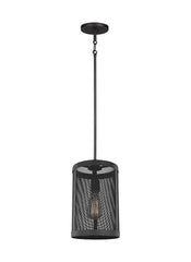 Gereon Collection - One Light Mini-Pendant | Finish: Black - 6128501EN7-12