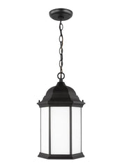 Sevier Collection - One Light Outdoor Pendant | Finish: Black - 6238751EN3-12