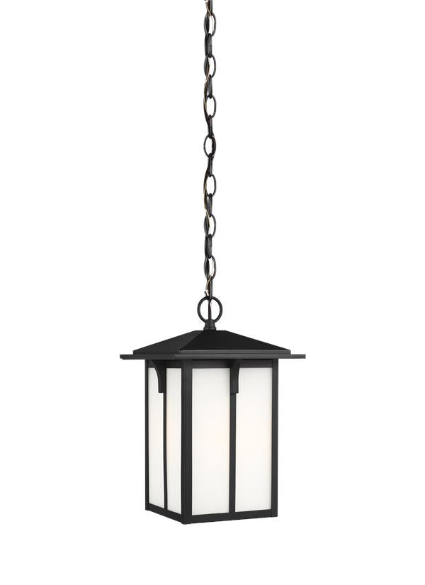 Tomek Collection - One Light Outdoor Pendant | Finish: Black - 6252701EN3-12
